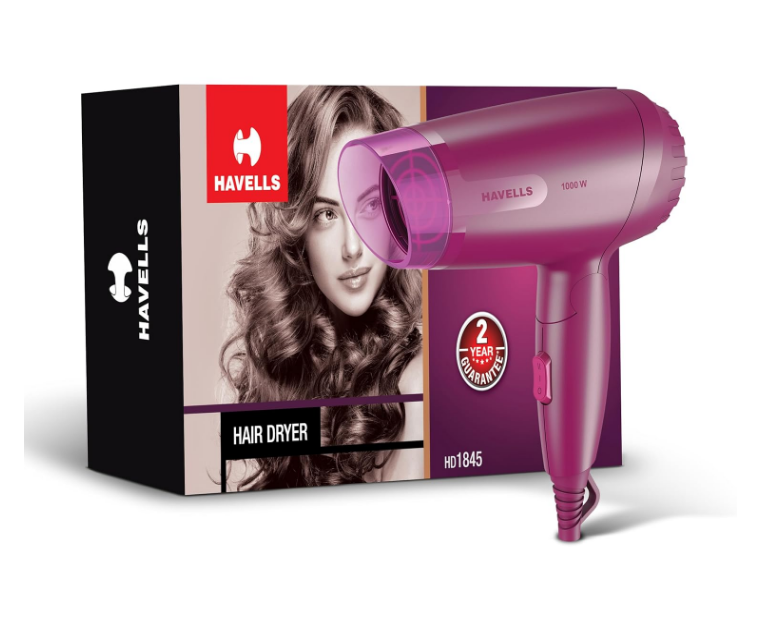 Havells 1000W Foldable Hair Dryer|Blow Dry for Men & Women