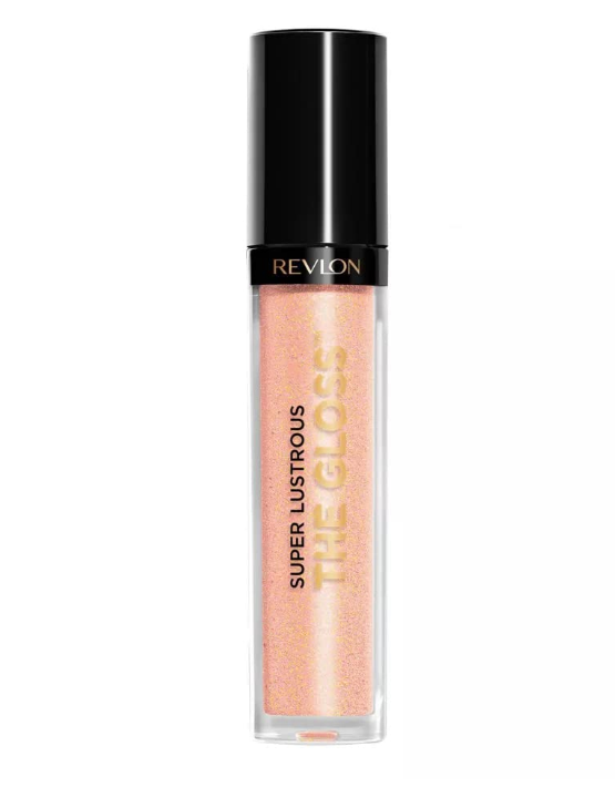 Revlon Super Lustrous Lip Gloss, Non-Sticky, Hydrating, High Shine Finish, 255 Sandstorm, 0.13 oz
