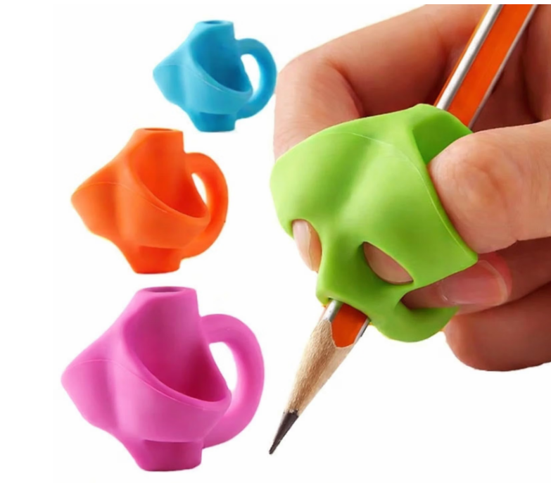 Keli 3 Pcs Silicone Pencil Grips for Kids & Adults