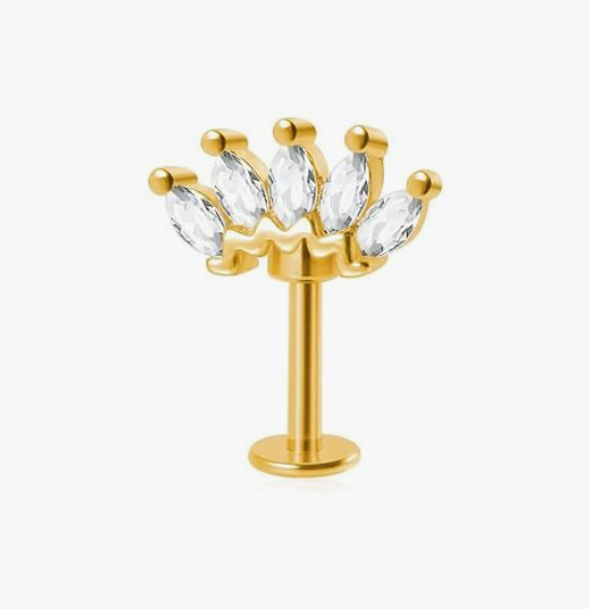 VAMA FASHIONS 18K Plated Stainless Steel Anti Tarnish