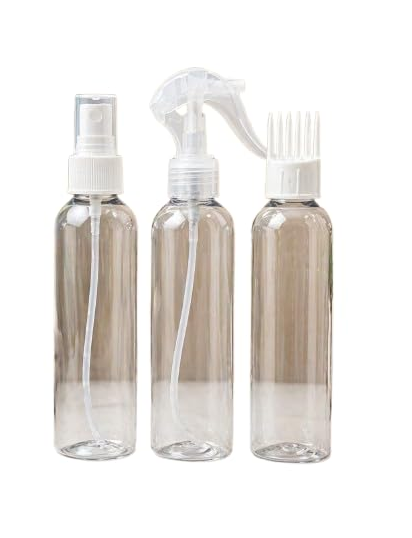 Transparent Empty Bottles 200ml – Pack of 3
